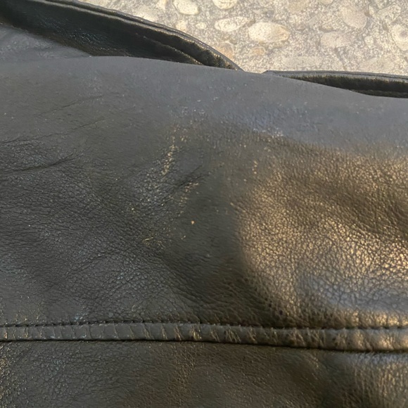 Vero Moda (Only Brand) - FAUX Leather Cropped Biker Jacket - Size 38 (Small) - Picture 8 of 9